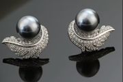 Women's luxurious fashion stud earrings