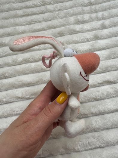Nature Cat Daisy Rabbit Plush Dirty Keychain TOMY Please look at the pictures