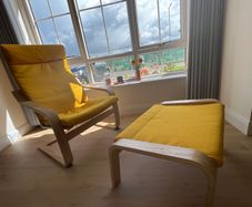 IKEA Armchair & Footstool