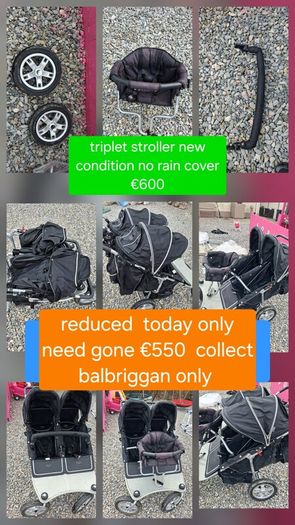 triplets stroller