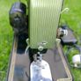 Vintage Singer  Electric Sewing Machine 1950s -Classic Black Enamel (still works) Image 9