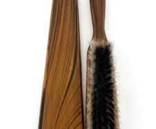 1950s mid century Wooden Valet Set - Clothes Brush