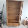 Solid Oak Display Cabinet Image 2