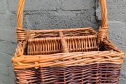 Vintage Bottle Basket