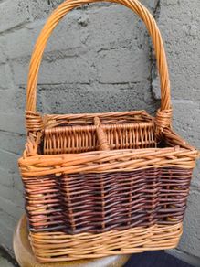 Vintage Bottle Basket