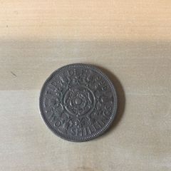 British Two Shilling coin 1966
