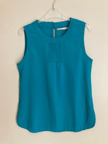 turquoise top