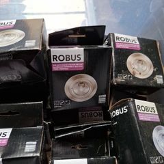 19 x Robus 70mm Down Lights Brushed Chrome