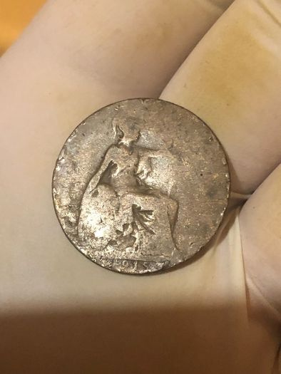 George V Half Penny 1915-1922 x11 Pictures