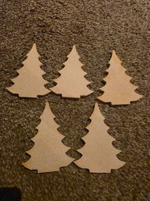 wooden xmas tree