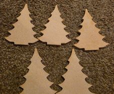 wooden xmas tree