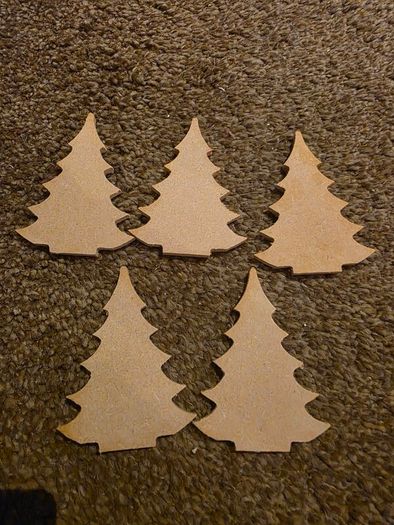 wooden xmas tree