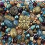 Approx 1000 Jewellery Beads 250g includes 3 x sets of Jade, Orange & Brown Green Jewellery Making Mixed Beads (FREE POSTAGE) Image 2