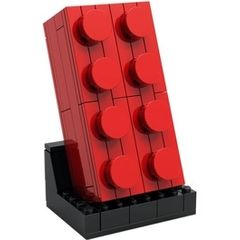 Lego 6313291 Buildable 2 x 4 red brick