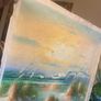 Hand Painted Oil on Canvas - Seascape with Beach Image 3