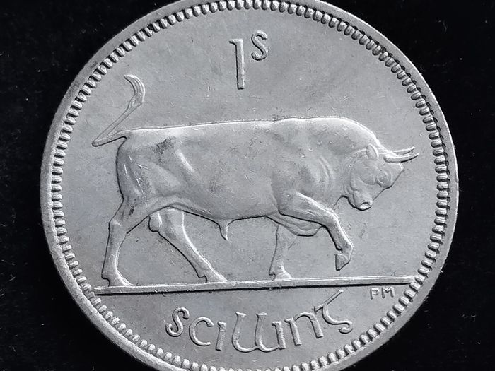 Ireland - 1968 - Shilling - Bull - AU - KM.14a - [334]