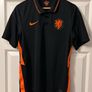 NETHERLANDS HOLLAND football jersey shirt away black orange Image 2