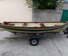 15ft lough sheelin lake boat and trailer.