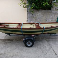 15ft lough sheelin lake boat and trailer.