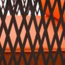3 Pieces Rattan Bistro Set with Glass Top Coffee Table, Chairs and Cushions for Outdoor, Patio, Balcony, Orange Image 7