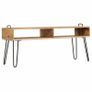 TV Stand Solid Mango Wood 110x35x45 cm Image 8
