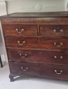 Antique Georgian Mahogany Chest of Drawers