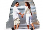 Personalised Photo Slate Door shape, size 20 x 20cm. Photo Rock Slate home decor memorial keepsake slate