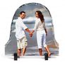 Personalised Photo Slate Door shape, size 15 x 15cm. Photo Rock Slate Image 3