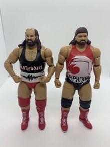 wwe elite TNF then now forever Natural Disasters Earthquake & Thypoon action figures