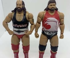 wwe elite TNF then now forever Natural Disasters Earthquake & Thypoon action figures