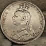 Great Britain 1889 Silver Crown Queen Victoria Image 2