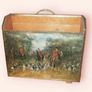 Vintage 'Hunting Scene' Magazine Rack Image 2