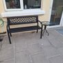 Garden Bench and Side Table Image 4