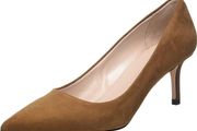 HUGO BOSS Ladies Leather Pumps Shoe INES 60-s, 50480738 Light brown231, 35 EU