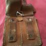 militaria; yugo double &single ammo leather pouch Image 2
