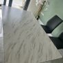 Modern Marble Effect Dining Table Image 4