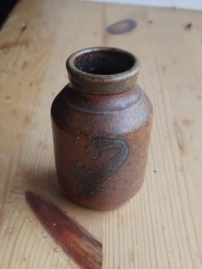 2 Antique  (penny ink well) 19 - 20th Century