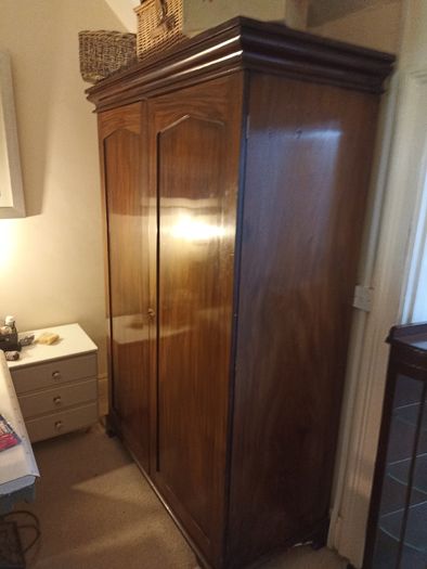 Large Victorian Mahogany Wardrobe
