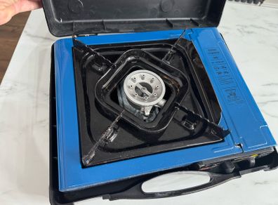 Single-burner camping gas stove