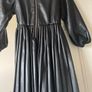 Ted Baker black pleated leatherette Image 5
