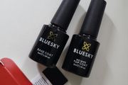 BLUESKY Gel Nail Polishes, No Wipe Top Coat and Base Coat
