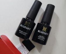 BLUESKY Gel Nail Polishes, No Wipe Top Coat and Base Coat