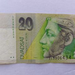 Slovakian Banknote