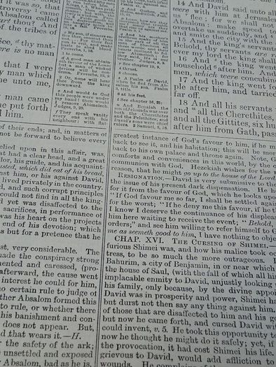 19th Century Family Bible (13x11 inches)