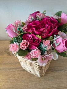 Artificial Floral Arrangement basket