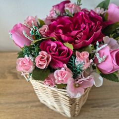 Artificial Floral Arrangement basket