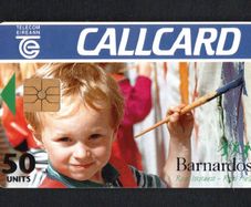 1995 Ireland 50 unit 150th anniversary of the birth of the Barnardos Children's Charity founder, Dr. Thomas Barnardo (Gemplus GEM1) Call Card Used. Telecom Eireann card number 1091