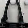 Dkny Black Fabric & Leather Handbag Image 3