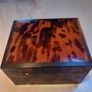 Tortoise shell antique trinket box, probably French, stunning, D18 free reg post Image 10