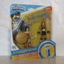 Fisher-Price Imaginext DC Super Friends  Wonder Woman and The Cheetah Gold Suit Brand New Sealed Image 2